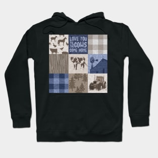 Til the cows come home - navy Hoodie